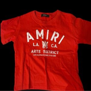AMIRI Kids Red Arts District Tee